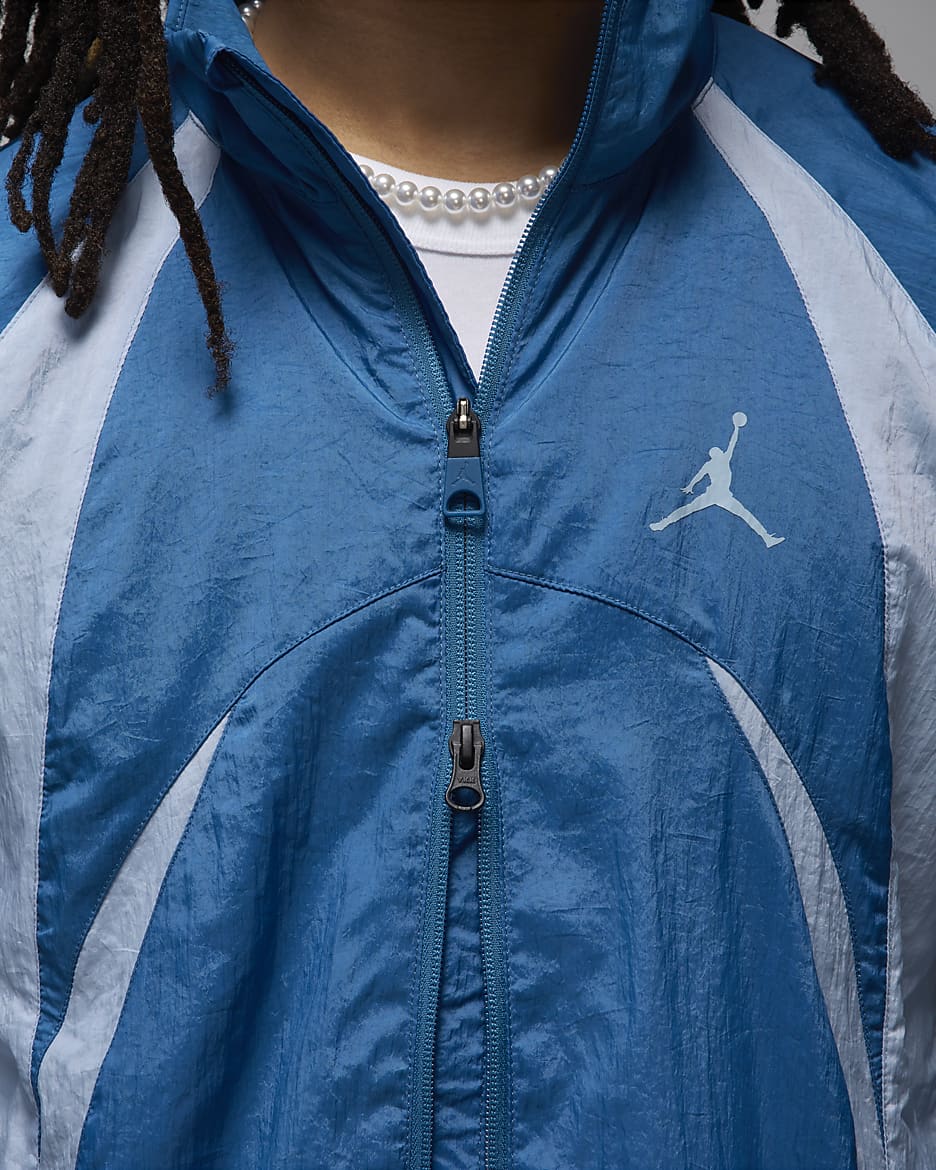 Black and blue jordan jacket sales